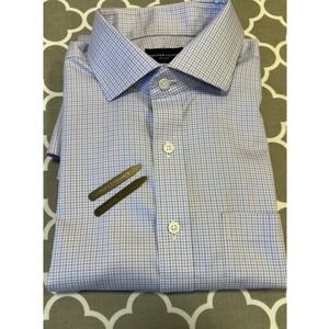 Men's Proper Cloth Button Down Dress Shirt-18"Neck 27" Sleeve-100% Cotton